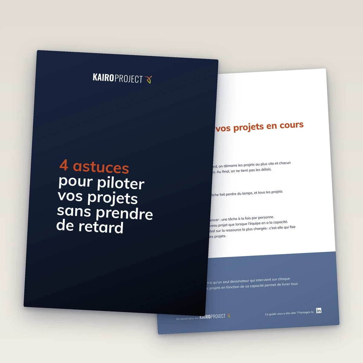 Couverture : 4 astuces pour piloter tes projets